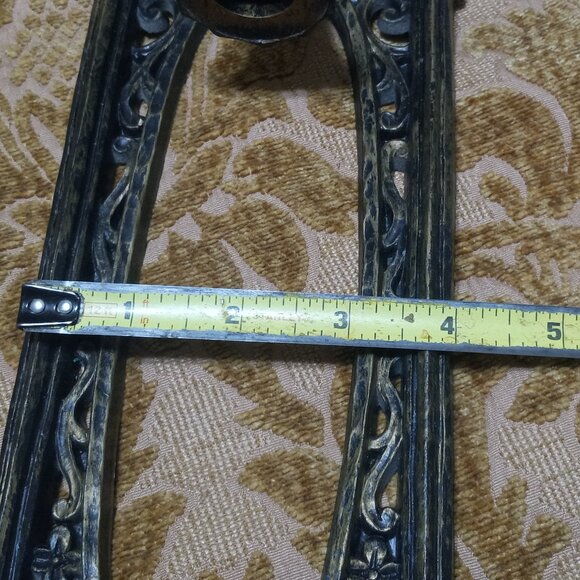 1965 Vtg. Homco MCM Ornate Wall Sconce Candle Holder Set - Picture 15 of 16